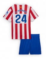 Atletico Madrid Robin Le Normand #24 Kotipaita Lasten 2025-26 Lyhythihainen (+ shortsit)